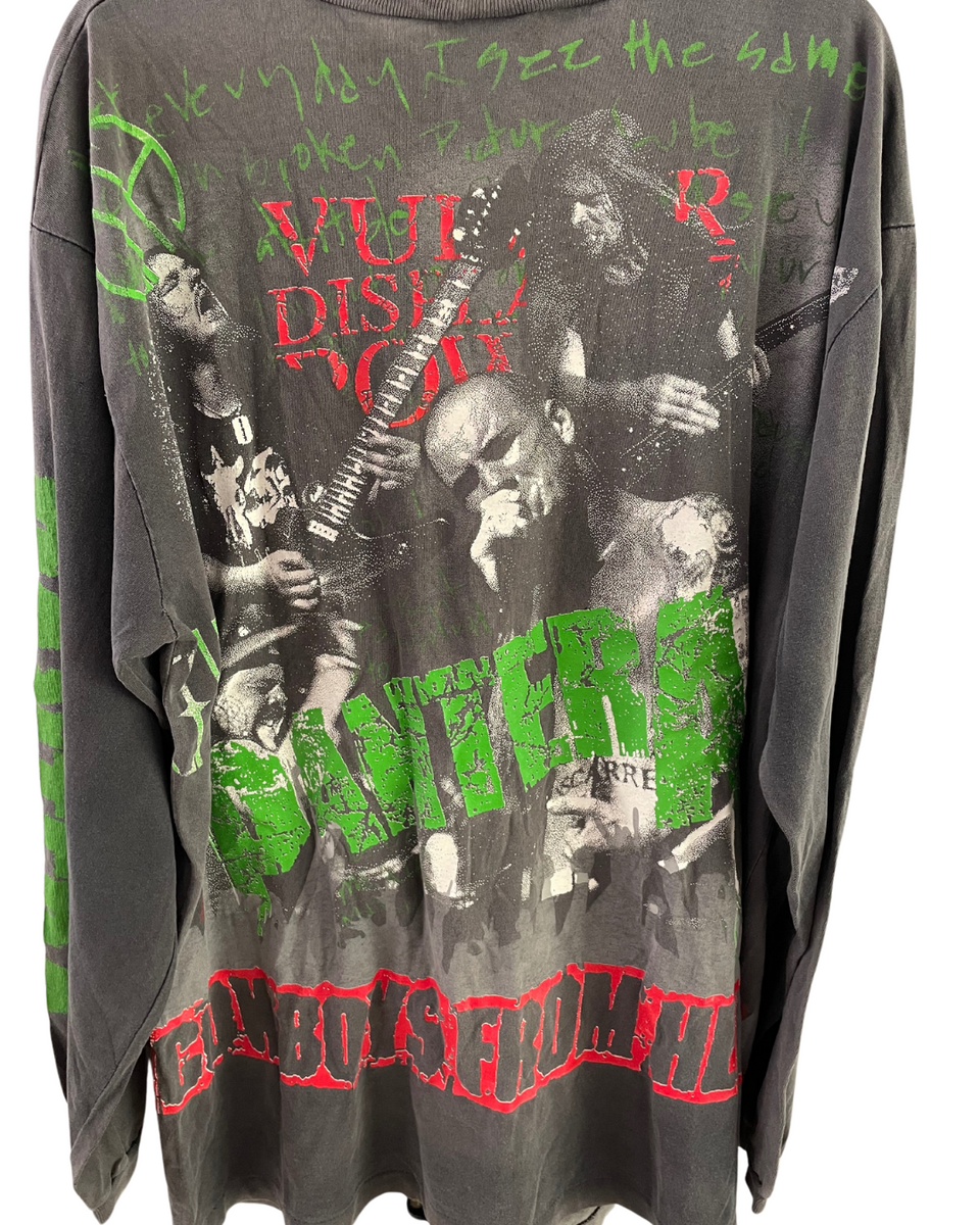 RARE VINTAGE PANTERA 1992 Long Sleeve Shirt (XL)/(L