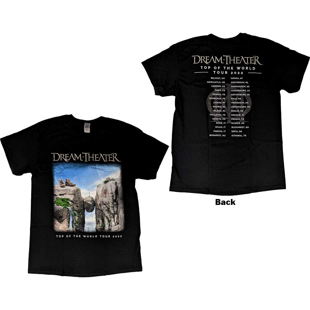 Dream Theater Unisex T-Shirt: TOTW Cover Art Tour 2022 (Back