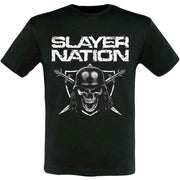 Slayer Unisex T-Shirt: Slayer Nation 2015 Dates (Ex-Tour & Back Print) (Small)