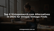 Person browsing vintage band shirts online