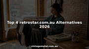 Woman browsing vintage band shirts in boutique