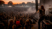1990s heavy metal concert live performance