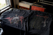 Vintage metal t shirt front and back prints