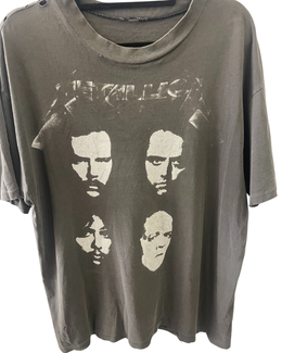 RARE Metallica Black Album Tour Shirt Europe 1991 Medium