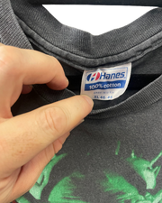 RARE SLAYER 1988 WORLD SACRIFICE TOUR SHIRT - Cut Off Sleeves, Medium, Holes