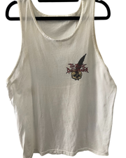 The Black Dahlia Murder Sleeveless Men's Top - White, Medium