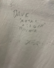 Hybrid Nightmares Band Logo - Australian Black Metal Band Shirt Medium, White