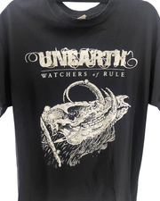 Unearth Watching The World Australian Tour Shirt 2015 (Medium)