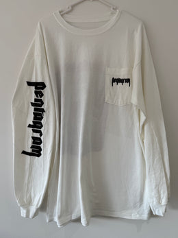 Pentagram Long Sleeve White - Lightning in a Bottle design