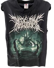 VINTAGE Disfiguring the Goddess Deprive Cutoff Shirt (S)
