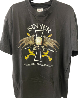 Mortal Sin Sinner Shirt (L)