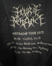 HOUR OF PENANCE Australian Tour 2013 Shirt (XL)