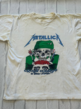 RARE 1980’s Metallica Crash Course in Brain Surgery Shirt