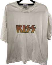 KISS Band Logo White Shirt