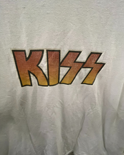 KISS Band Logo White Shirt