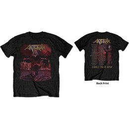Anthrax Unisex T-Shirt: Bloody Eagle World Tour 2018 (Ex-Tour & Back Print)