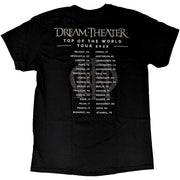 Dream Theater Unisex T-Shirt: TOTW Cover Art Tour 2022 (Back Print & Ex-Tour)