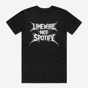 Limewire not Spotify Dad Joke T Shirt