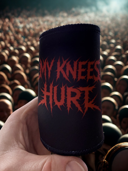 My Knees Hurt Stubby Holder