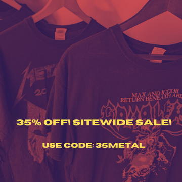 Vintage Heavy Metal Shirts Second Hand Metal Tees Vintage Metal Store