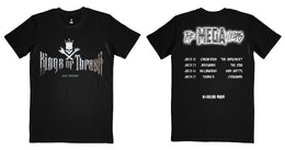 Kings of Thrash 2023 Mega Years King Skull Logo Tour Shirt (Large)