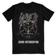 Slayer Unisex T-Shirt: Divine Intervention 2014 Dates (Ex-Tour & Back Print) (Large)